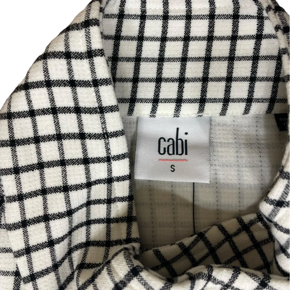 CAbi Windowpane Jacket Small NWT - Picture 11 of 15